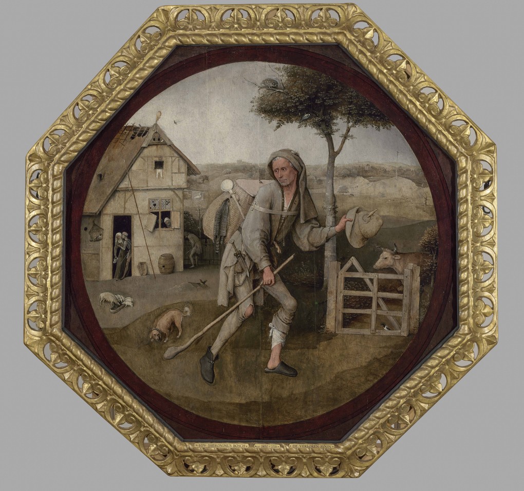Jheronimus Bosch, De marskramer, circa 1500, Museum Boijmans Van Beuningen, Rotterdam. Foto door Studio Tromp