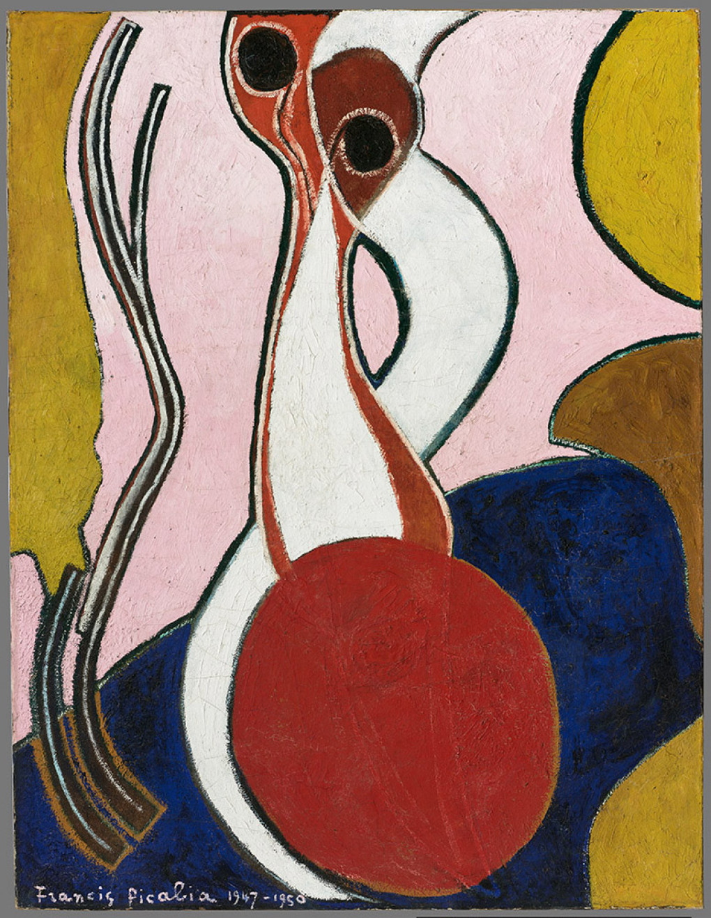 Francis Picabia, Danger de la Force, 1947-1950, collection Museum Boijmans Van Beuningen, Rotterdam. © Francis Picabia / VISDA.