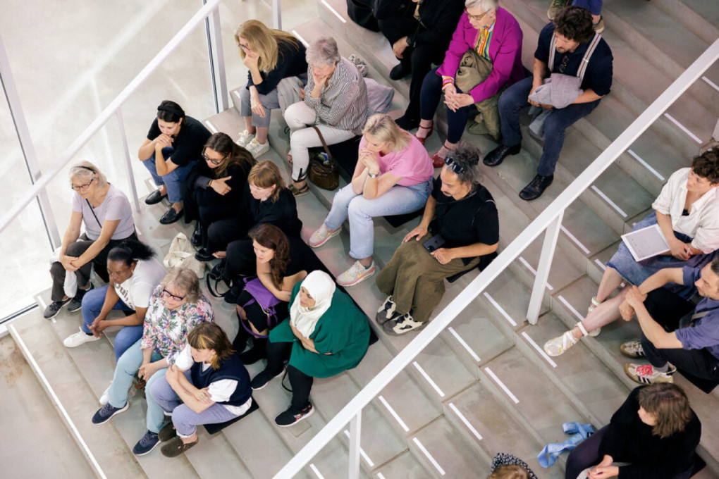 Trapsessie. Foto: Aad Hoogendoorn