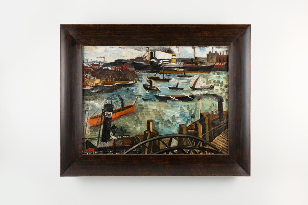 Charley Toorop (1891 – 1955) Gezicht op de Maas, olieverf op doek 62 x 84 cm Collectie Stichting Droom en Daad