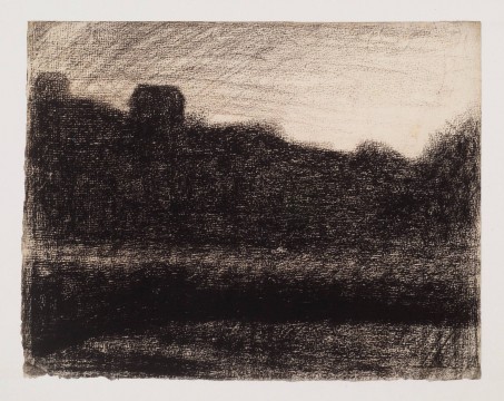 Georges Pierre Seurat, Landscape at Sunset, c. 1882 - 1883, Museum Boijmans Van Beuningen