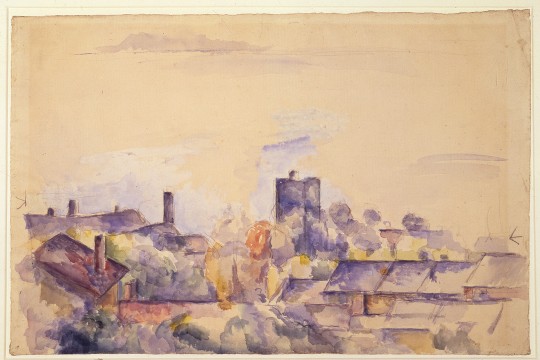 Paul Cézanne, Rooftops of l’Estaque, c. 1878 – 1882, Museum Boijmans Van Beuningen, Rotterdam (former collection Koenigs)
