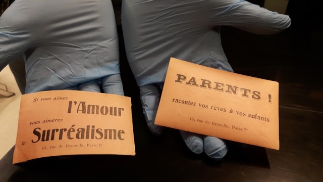 Two papillons pamphlets from 1924. Museum Boijmans Van Beuningen, Rotterdam