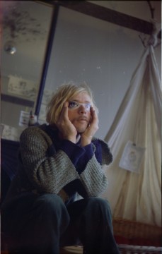 Franz Deckwitz, foto van Paul Thek in Deckwitz’ woonhuis en atelier aan de Keizersgracht, ca. 1969. Eeuwigdurend bruikleen: erven Franz Deckwitz, 1994/2011.