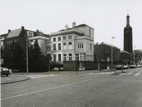 De door A. Bodon ontworpen nieuwbouw voor Museum Boijmans Van Beuningen, 1972