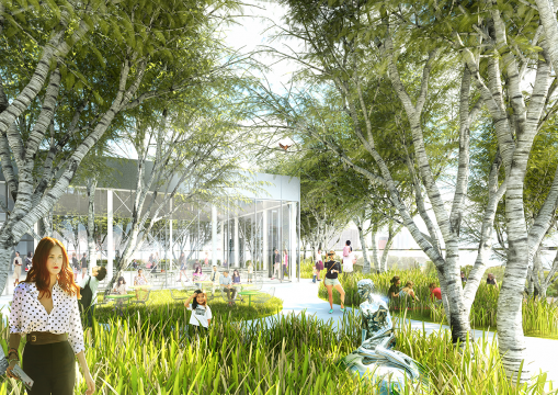 Artist impression exterior Depot Boijmans Van Beuningen, Rotterdam. Design: MVRDV