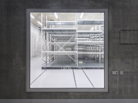 Foto's van het (nu nog) lege Depot Boijmans Van Beuningen. Foto's: Ossip van Duivenbode.