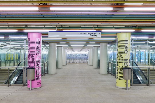 Depot zichtbaar in de stad. Foto Aad Hoogendoorn