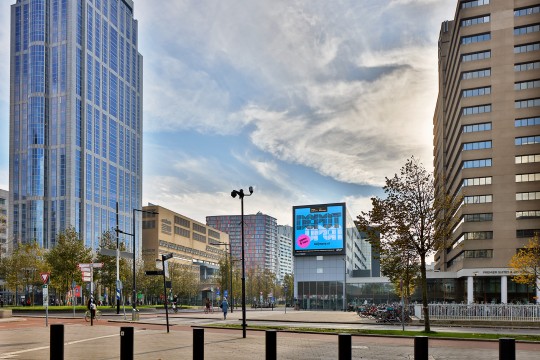 Depot zichtbaar in de stad. Foto Aad Hoogendoorn