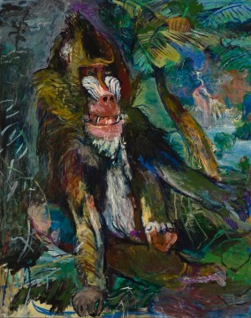 Oskar Kokoschka, The Mandrill, 1926, Collection Museum Boijmans Van Beuningen, Rotterdam. Purchase 1950