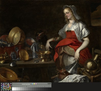 Delff, Cornelis Jacobsz, De huishoudster, 1600-1643, Uit de nalatenschap van F.J.O. Boijmans 1847