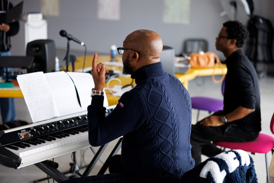 Amare Bilate en Neo Muyanga door Aad Hoogendoorn