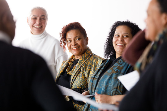 Koorleden door Aad Hoogendoorn