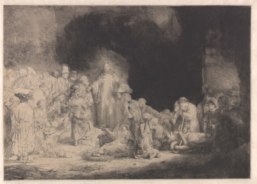 Rembrandt van Rijn, Christ Blessing the Children and Healing the Sick ('The Hundred Guilder Print'), DN 1971/292 (PK), Collection Museum Boijmans Van Beuningen, Rotterdam. Gift Dr. A.J. Domela Nieuwenhuis. Photo by Rik Klein Gotink.