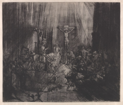 Rembrandt van Rijn De drie kruisen, 1653 DN 1974/295 (PK) Collectie Museum Boijmans Van Beuningen, Rotterdam. Schenking Dr. A.J. Domela Nieuwenhuis