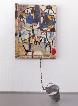 Karel Appel, Paysan avec ane et seau, 1950 © Karel Appel Foundation, c/o Pictoright Amsterdam 2024