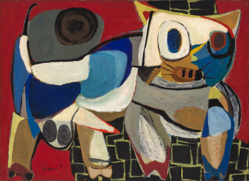 Karel Appel, Stierige Kat, 1951 © Karel Appel Foundation, c/o Pictoright Amsterdam 2024