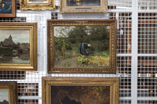 Anton Mauve, In de moestuin (De warmoezenierster), 1887. Foto: Aad Hoogendoorn