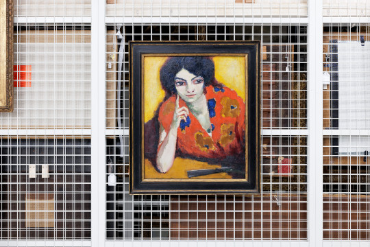 Kees van Dongen, Le doigt sur la joue (De vinger aan de wang), c. 1910. Bruikleen Stichting Museum Boijmans Van Beuningen. Schenking L. de Graaff-Bachiene, 1949-1950. Foto: Aad Hoogendoorn