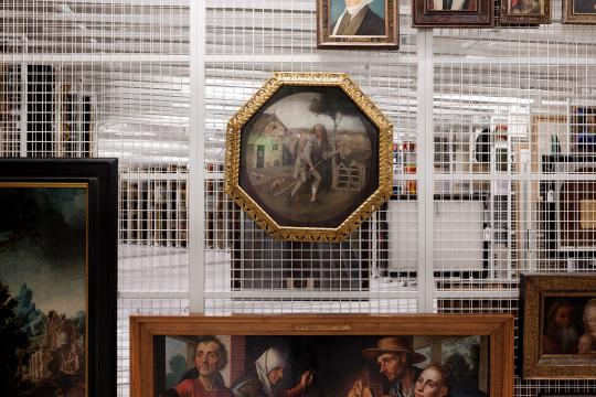 Jheronimus Bosch, De marskramer, c. 1500. Aankoop met steun van Vereniging Rembrandt, D.G. van Beuningen, F.W. Koenigs en J.P. van der Schilden, 1931. Foto: Aad Hoogendoorn