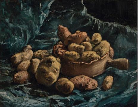 Vincent van Gogh, Stilleven met aardappels (1886). Collectie Museum Boijmans Van Beuningen, Rotterdam.