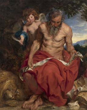 Anthonie van Dijck, Saint Jerome, 1618-20. Loan Foundation Willem van der Vorm, 1972