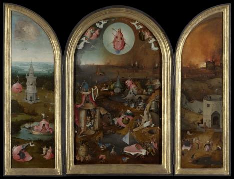 Fig. 6 Hieronymus Bosch, ‘Last Judgment’, c. 1500, oil on panel, 98.7 x 110.7 cm, Musea Brugge, © photo Dominique Provost
