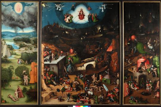 Fig. 1 Lucas Cranach, after Hieronymus Bosch, ‘The Last Judgment’, c. 1520-25, oil on panel, 163 x 125 cm, Staatliche Museen zu Berlin, Gemäldegalerie, Berlin, photo Christoph Schmidt