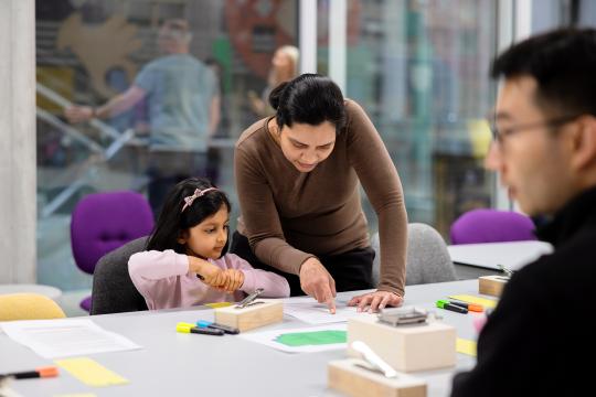 Workshop in het educatieatelier. Foto: Aad Hoogendoorn