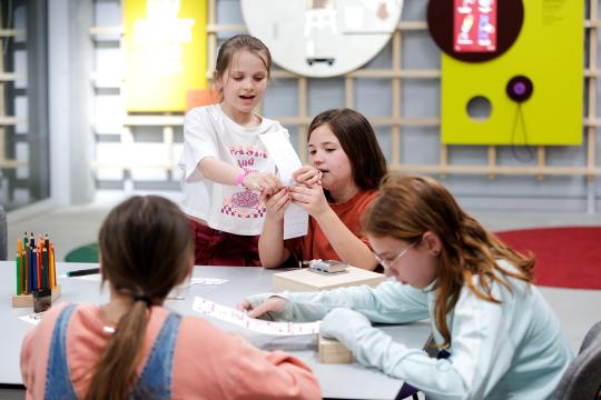 Workshop in het educatieatelier. Foto: Aad Hoogendoorn