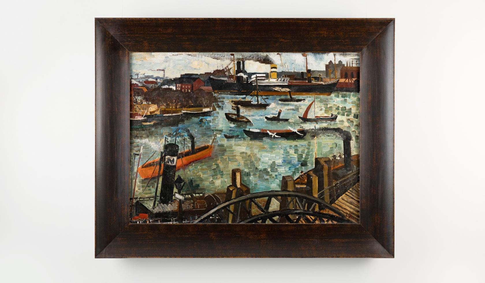 Charley Toorop (1891 – 1955) Gezicht op de Maas, olieverf op doek 62 x 84 cm Collectie Stichting Droom en Daad