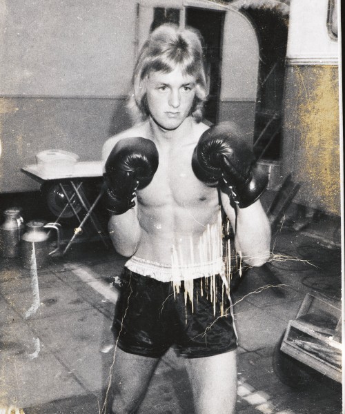 Cor Eversteijn op de kermis in Deventer, 1967