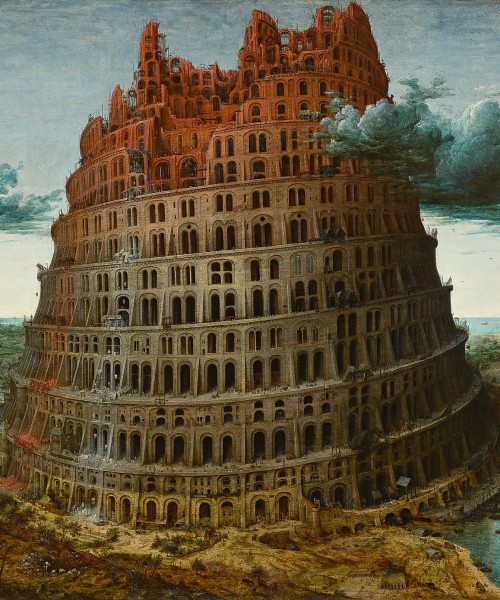 Pieter Bruegel (I), De Tower of Babel, c. 1568, collection Museum Boijmans Van Beuningen.