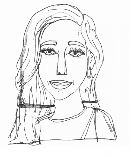 Marthe Kes, Making Space for Lace project assistant. Marthe inputs new data and assists with unpacking and laying out the lace.