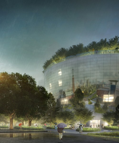 Artist impressions Depot Boijmans Van Beuningen. © MVRDV.