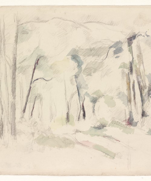 Paul Cézanne, Forest View, c. 1896, collection Museum Boijmans Van Beuningen, Rotterdam. Loan Stichting Museum Boijmans Van Beuningen, 1940 | former collection Koenigs