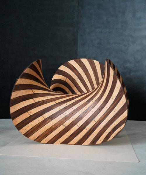 Maker Chair Hexagon, Ply Loop Chair & Maker Chair Maze. Foto: Denzel Feurich