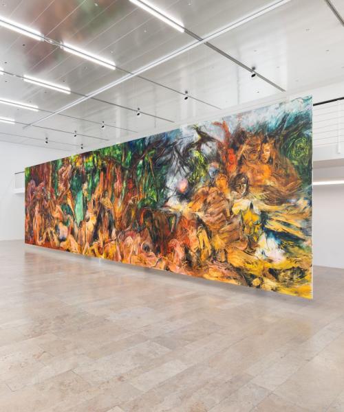 Christopher Kulendran Thomas, Installatie-overzicht, Capitain Petzel, Berlijn 2025. Met dank aan de kunstenaar. Fotografie Andrea Rossetti