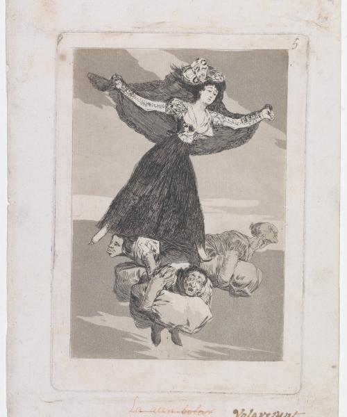 Fig. 14 Francisco de Goya y Lucientes, ‘Volaverunt’, 1799, etching, aquatint and dry point on paper, 18.8 x 13 cm, Museum Boijmans Van Beuningen, Rotterdam. The work was exhibited in the Bordeaux exhibition.