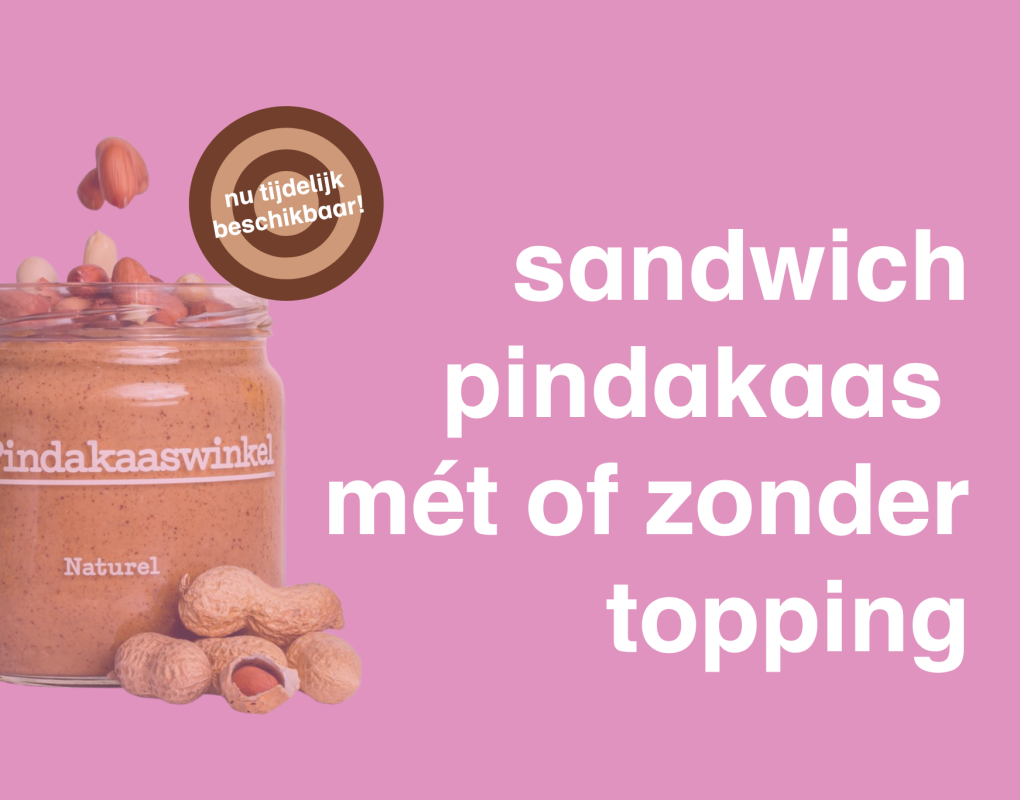 Eet een boterhammetje met Pindakaas bij restaurant Renilde