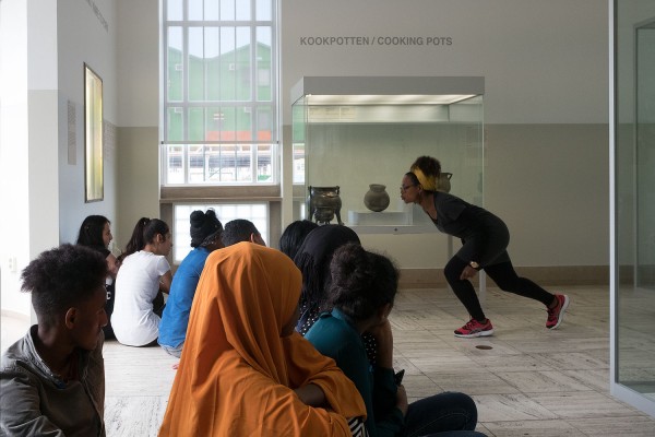 Vertellers in het museum