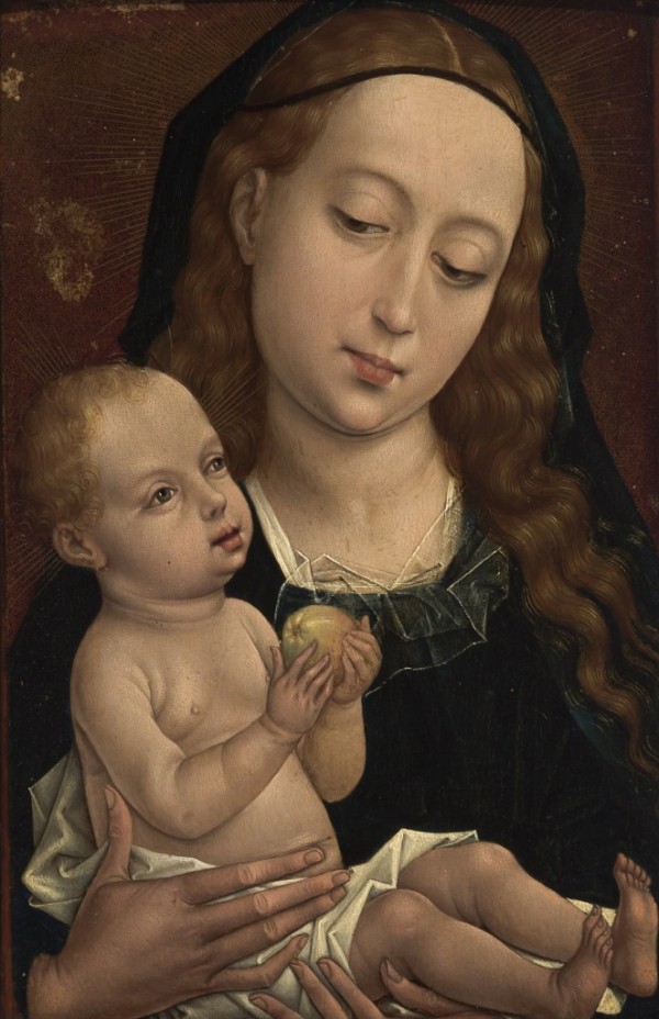 'The Virgin with the Infant Christ Holding an Apple' by the Master of the Magdalen Legend