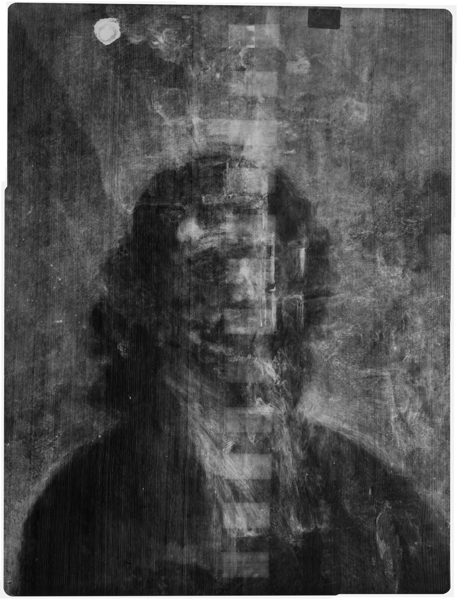 Rontgenbeeld van Zelfportret van Fabritius
